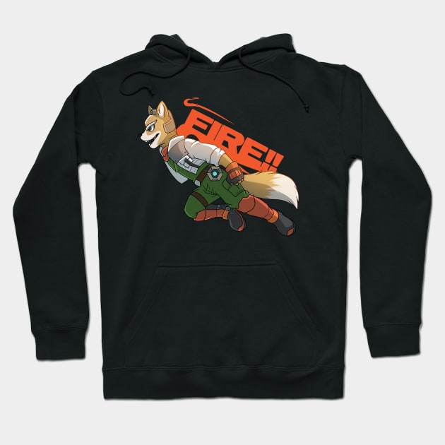 Fire Fox Hoodie by Whiskeyjack 